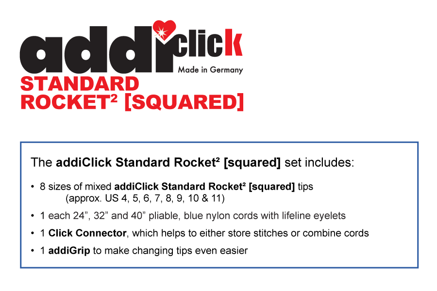 addiClick Set Contents - Standard Rocket 2