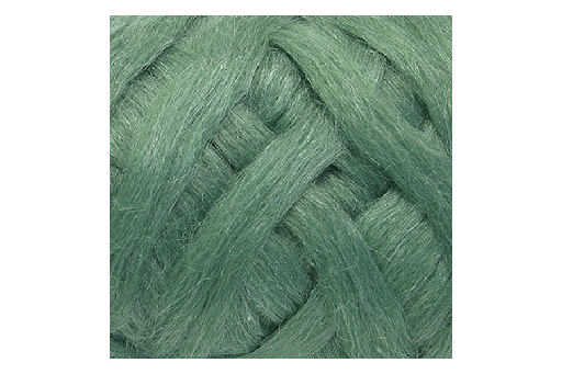 10 Yard Wool Felt Roving Yarn, Mint Color